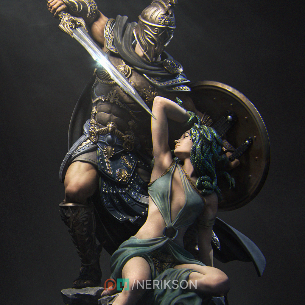 Medusa and Perseus [presupported]